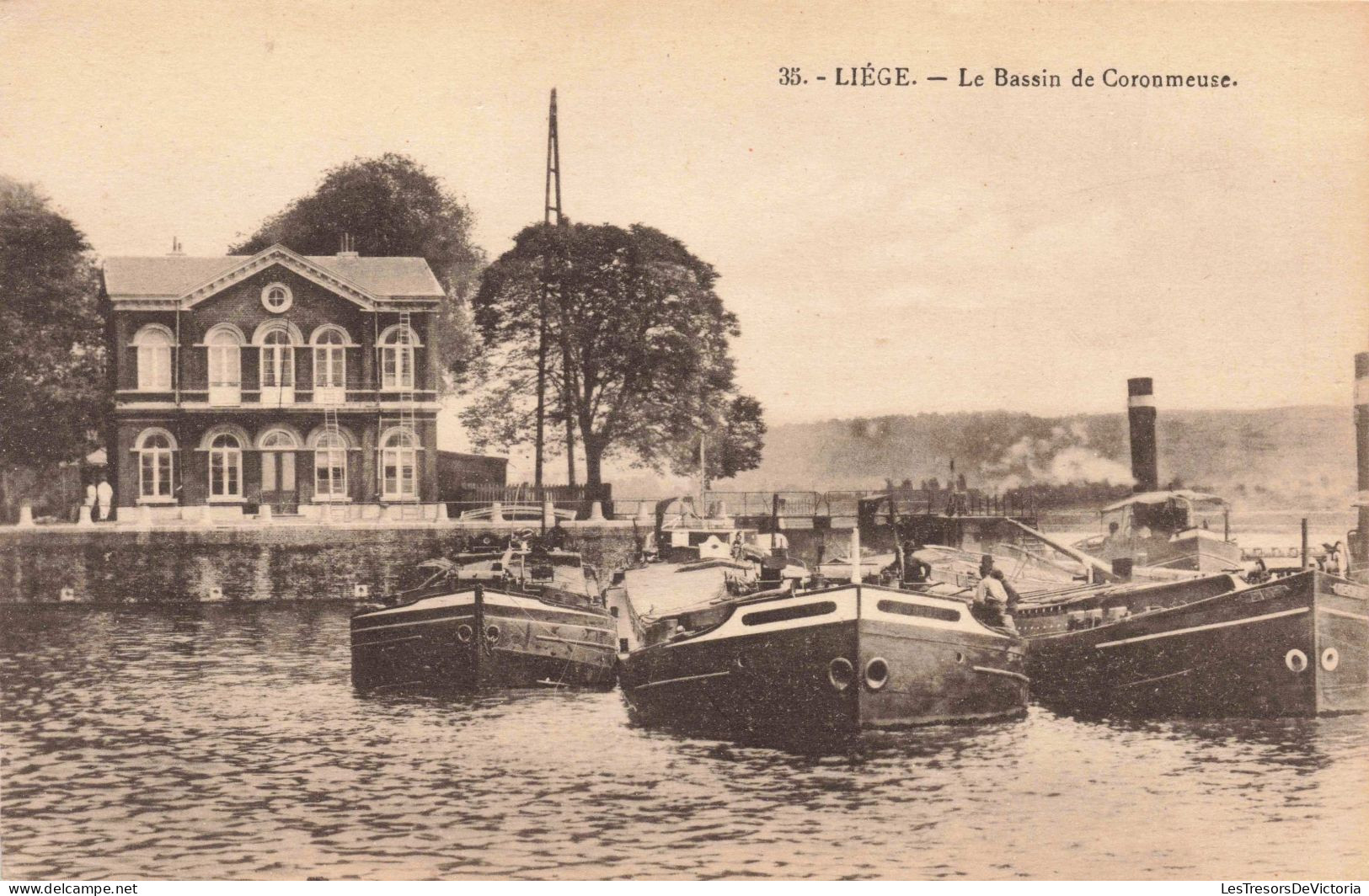 BELGIQUE - Liège - Le Bassin De Coronmeuse - Carte Postale Ancienne - Liège