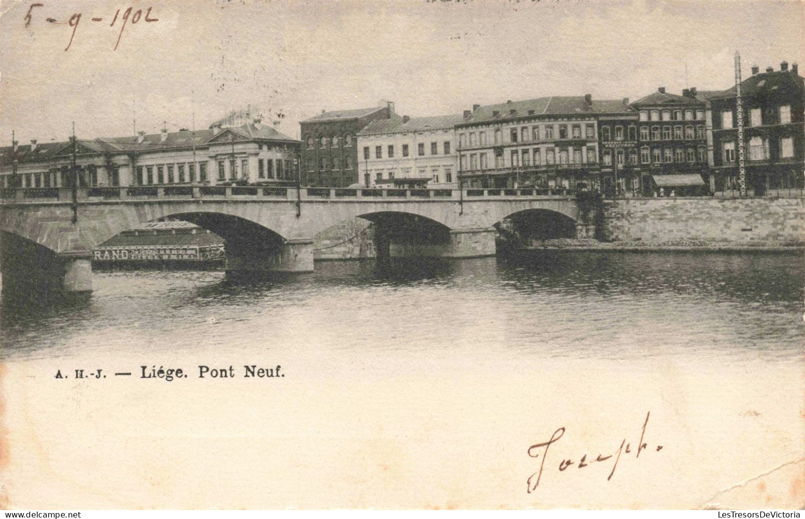 BELGIQUE - Liège - Pont Neuf - Carte Postale Ancienne - Liège