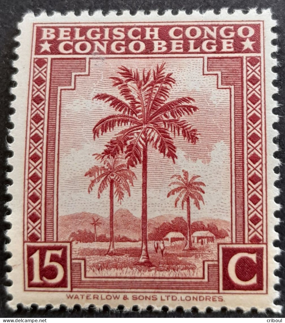 Congo Belge Belgium Congo 1942 Palmier Palm Tree Yvert 230 ** MNH - Nuovi