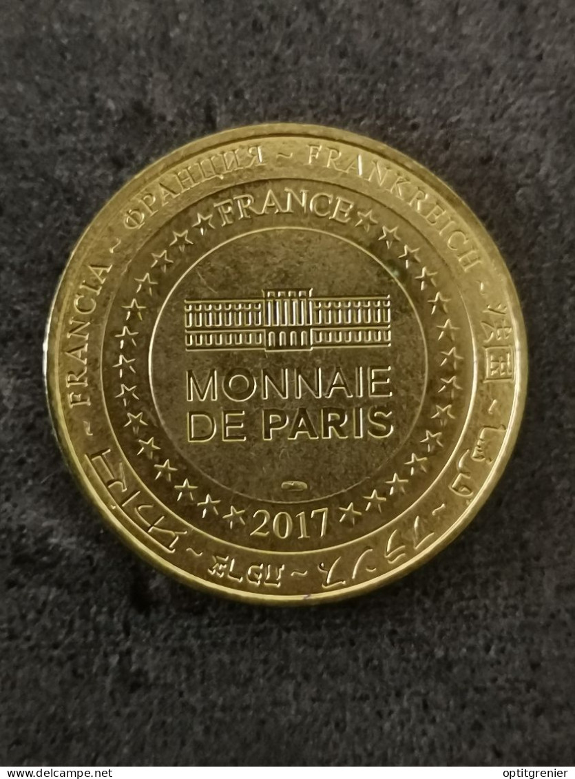 JETON TOURISTIQUE MDP 2017 LA MONTAGNE DES SINGES ALSACE / 34 Mm - 2017