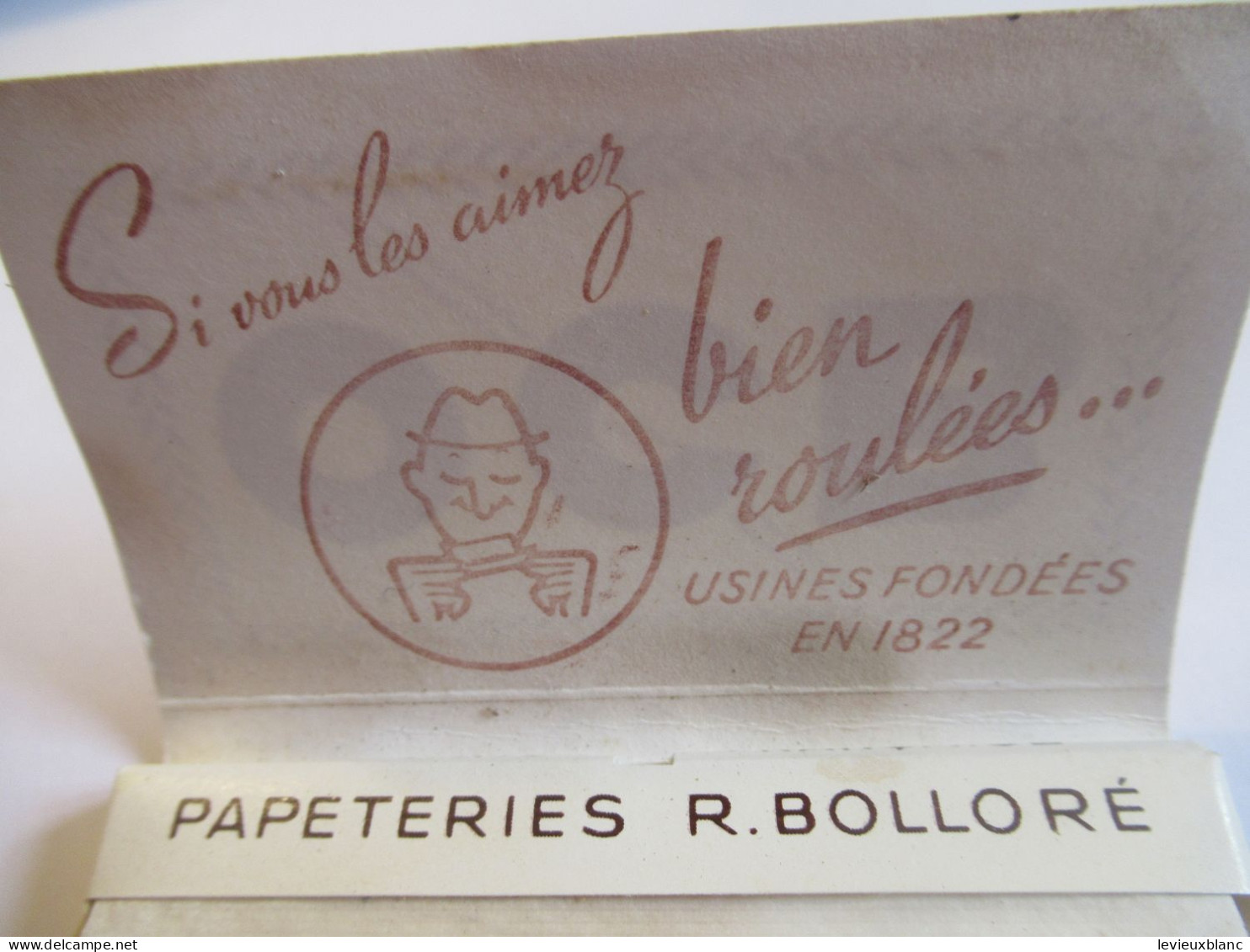 Carnet Ancien De Papier à Cigarette/OCB/Papeterie  R. BOLLORE /Odet-Quimper, Finistère /vers 1950-1970 CIG94 - Autres & Non Classés