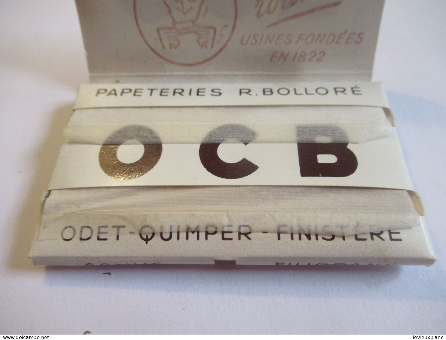 Carnet Ancien De Papier à Cigarette/OCB/Papeterie  R. BOLLORE /Odet-Quimper, Finistère /vers 1950-1970 CIG94 - Otros & Sin Clasificación