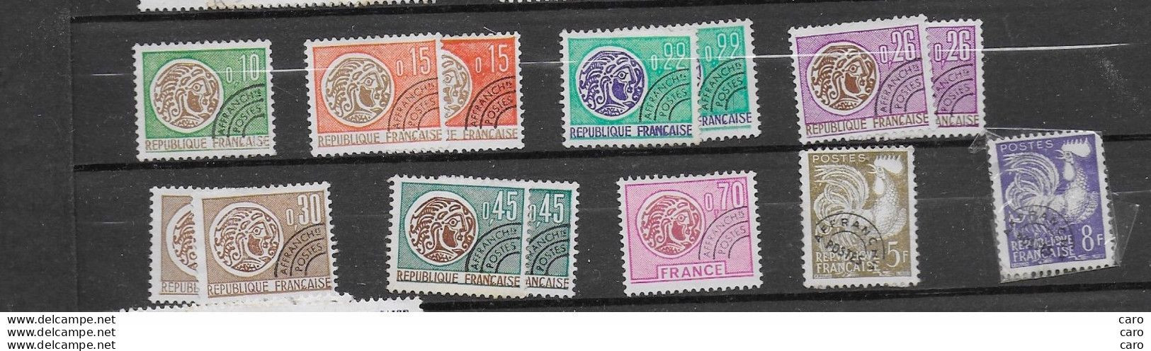 Lot "timbres Préoblitérés" - Andere & Zonder Classificatie