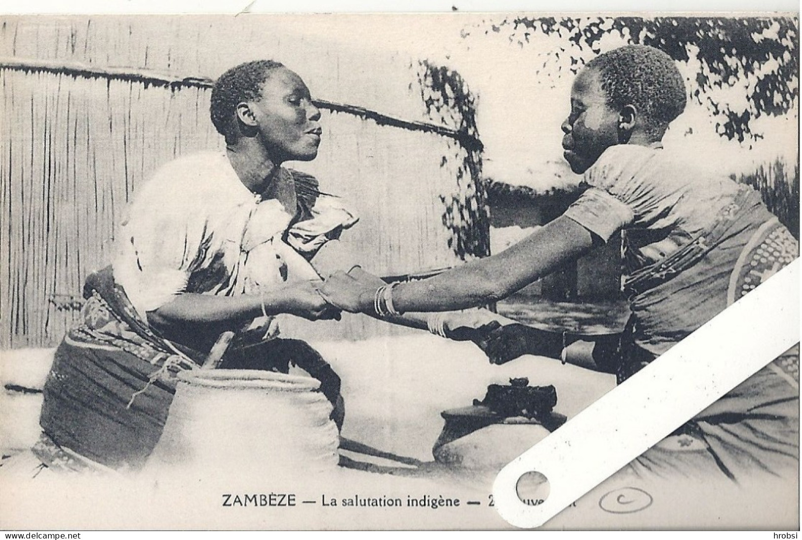 Afrique, Zambie, Zambeze,  Salutation Indigène - Zambia