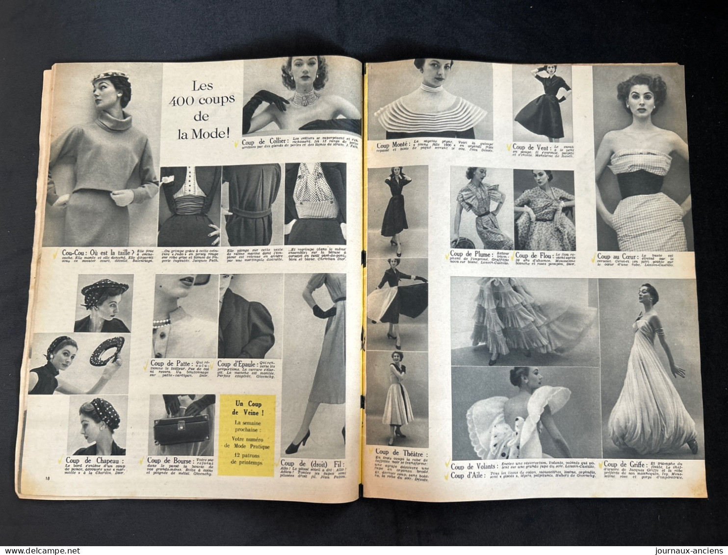 1952 Revue ELLE - LES COLLECTIONS Printemps 1952 - Brigitte BARDOT - Lifestyle & Mode