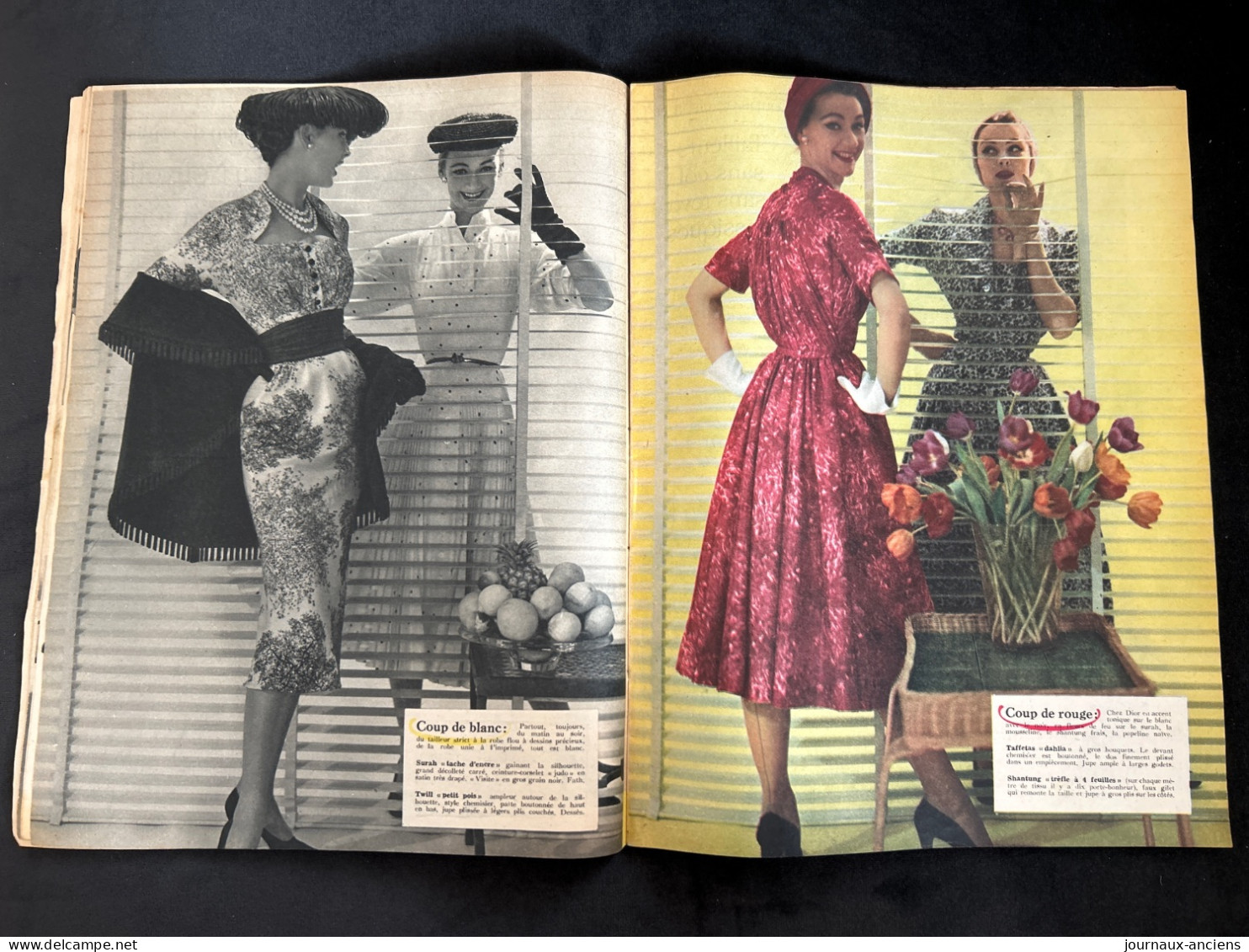 1952 Revue ELLE - LES COLLECTIONS Printemps 1952 - Brigitte BARDOT - Mode