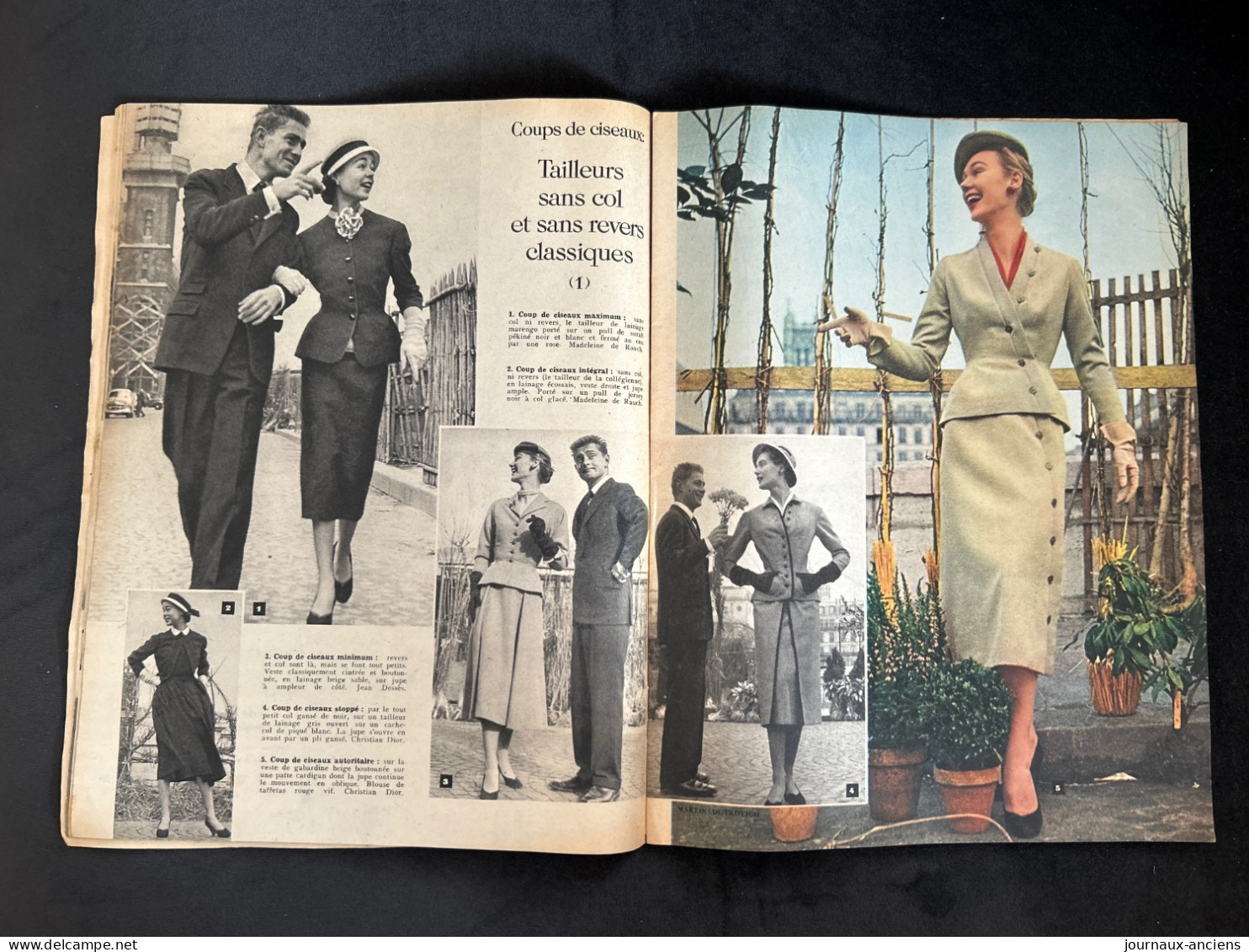 1952 Revue ELLE - LES COLLECTIONS Printemps 1952 - Brigitte BARDOT