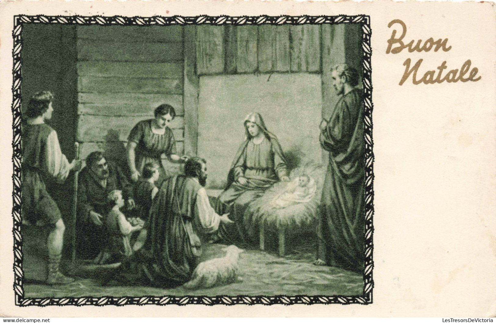 FÊTES ET VOEUX - Buon Natale - Scène De La Nativité - Carte Postale Ancienne - Andere & Zonder Classificatie