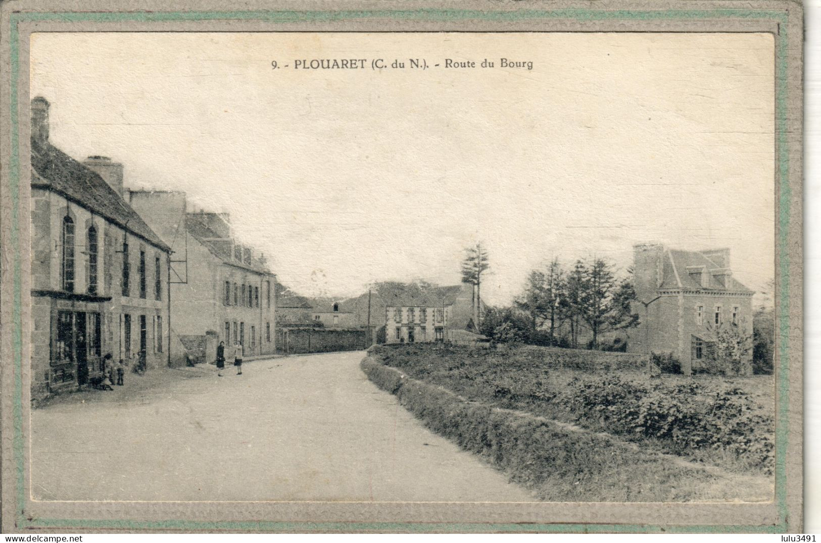 CPA (22) PLOUARET - Aspect De L'entrée Par La Route Du Bourg En 1920 - Plouaret