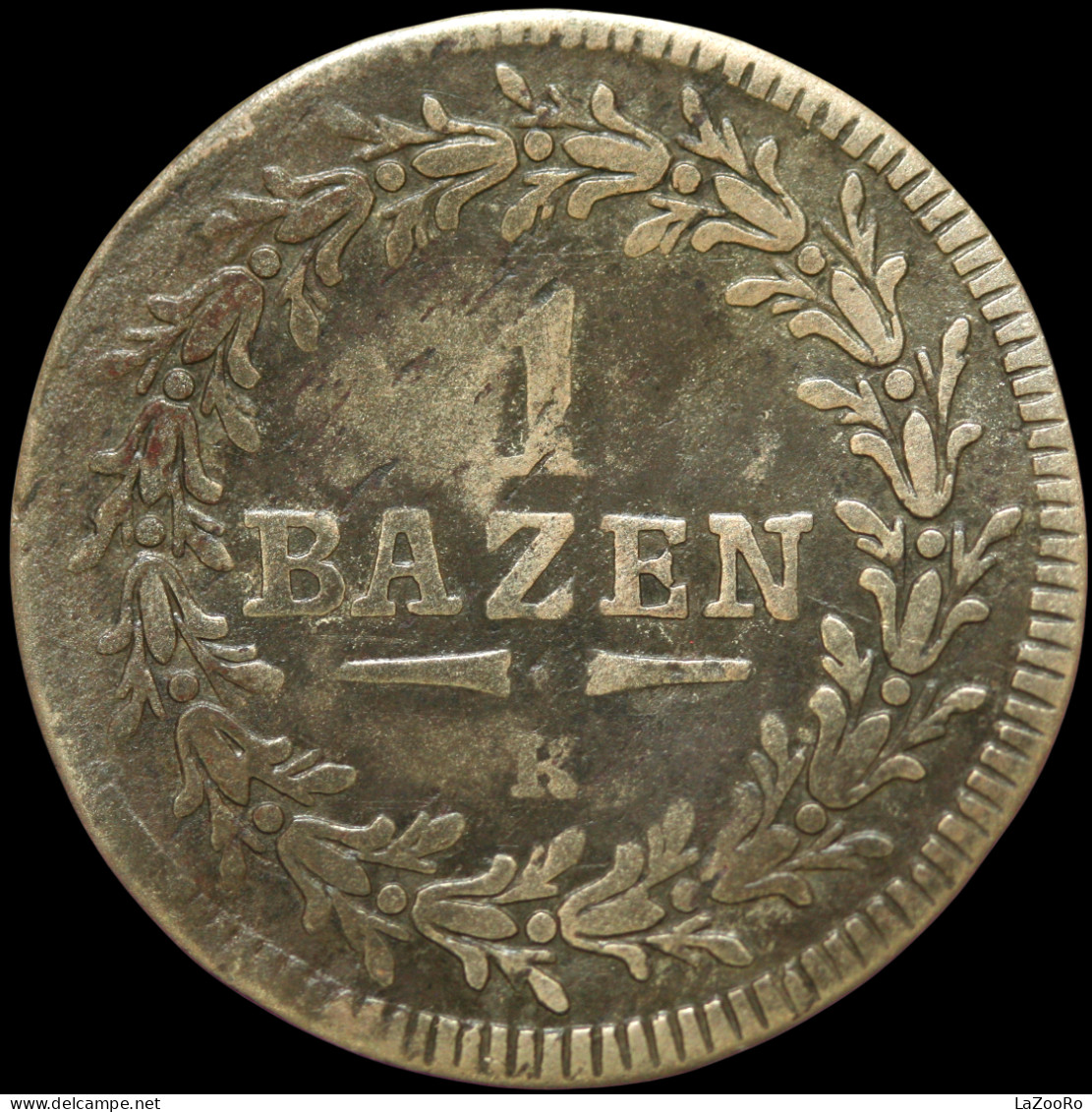 LaZooRo: Switzerland SAINT GALL 1 Batzen 1815 VF - Silver - Cantonal Coins