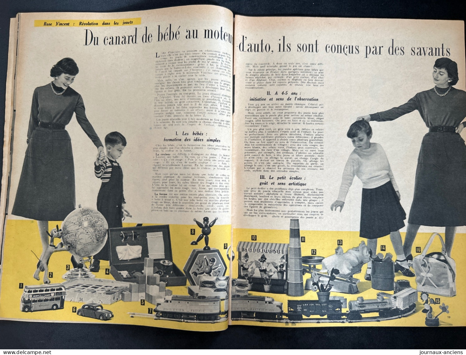 1952 Revue ELLE - 50 Modèle De Fêtes - LA REINE ELIZABETH II - Moda