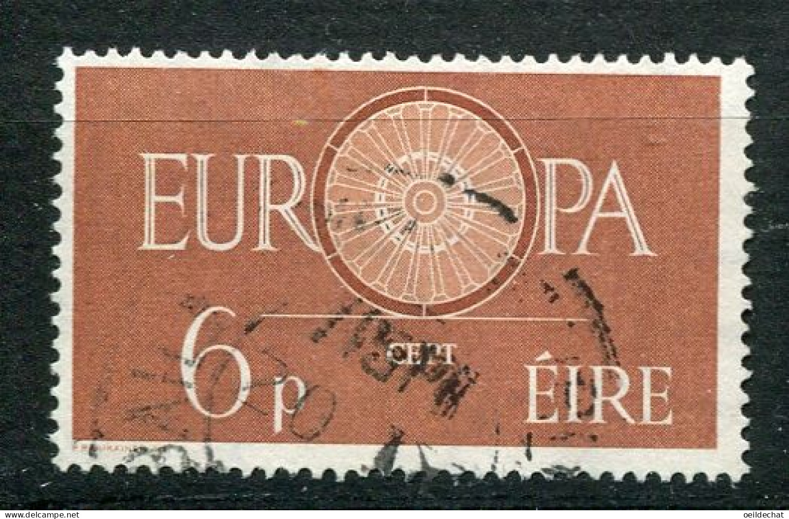 25692 Irlande N°146° 6p. Brun Europa  1960 TB - Gebraucht