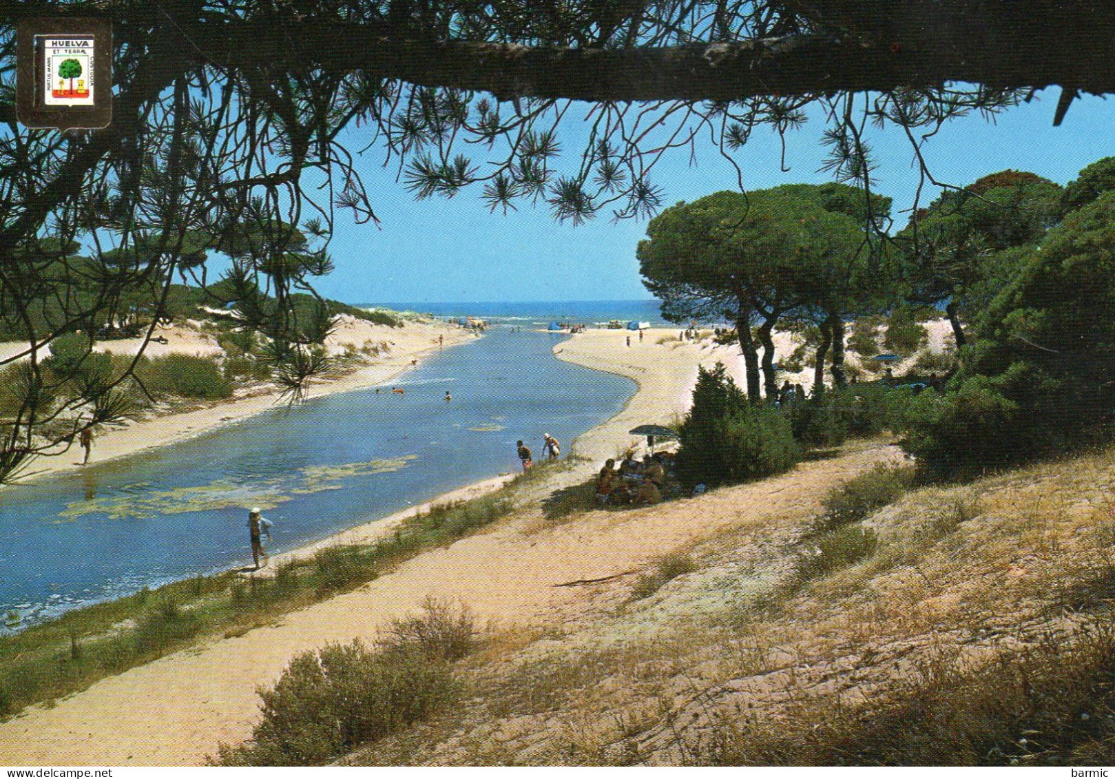 HUELVA, PUNTA UMBRIA, CAFIO DE LA CULATA, BAIGNEURS  COULEUR  REF 11557 CHE - Huelva