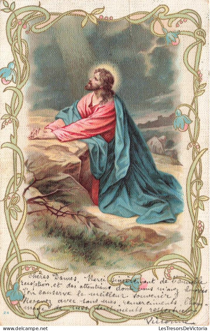 RELIGIONS ET CROYANCES - Christianisme - Jésus - Colorisé - Carte Postale Ancienne - Jésus