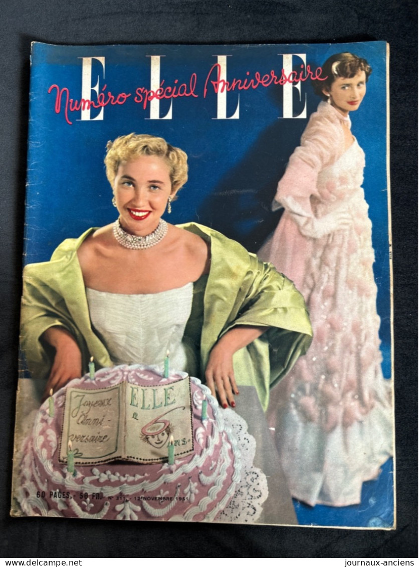 1951 ELLE - NUMÉRO SPÉCIAL ANNIVERSAIRE - Lifestyle & Mode