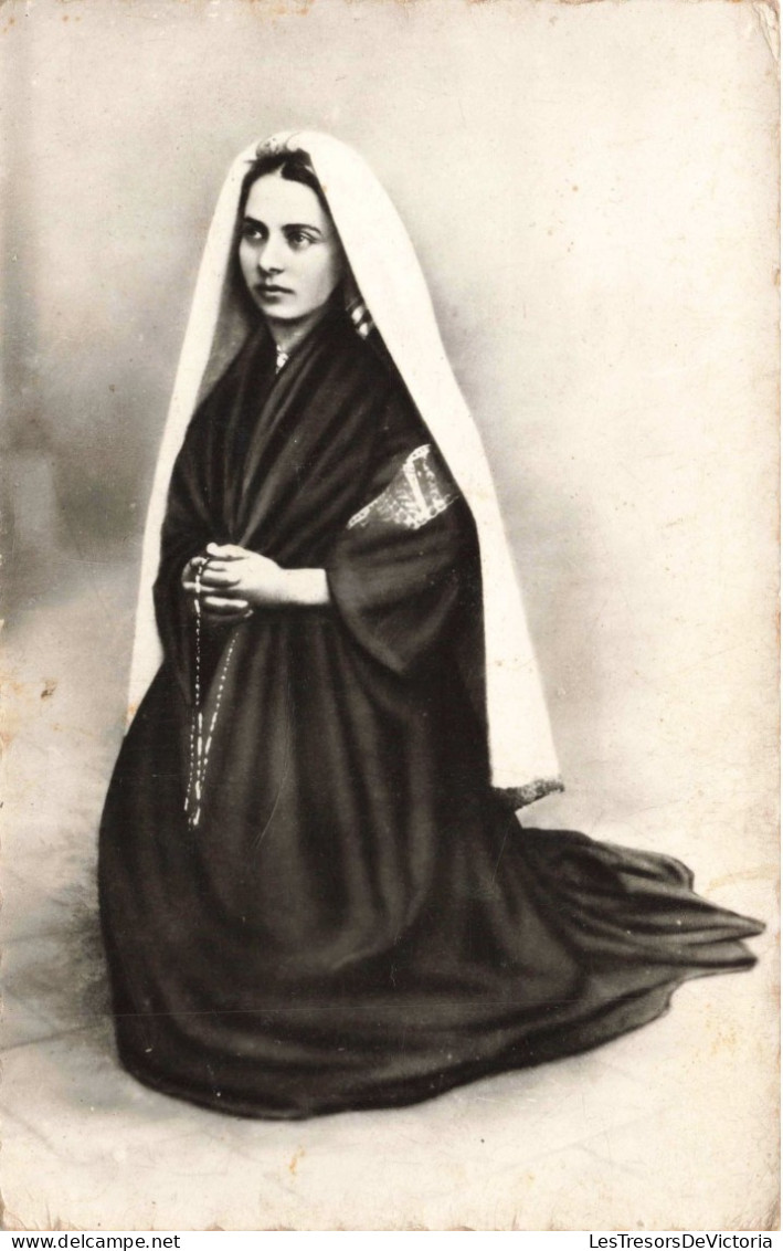 ARTS - Peintures Et Tableaux - Portrait Authentique De Sainte Bernadette Soubirous - Carte Postale Ancienne - Pittura & Quadri