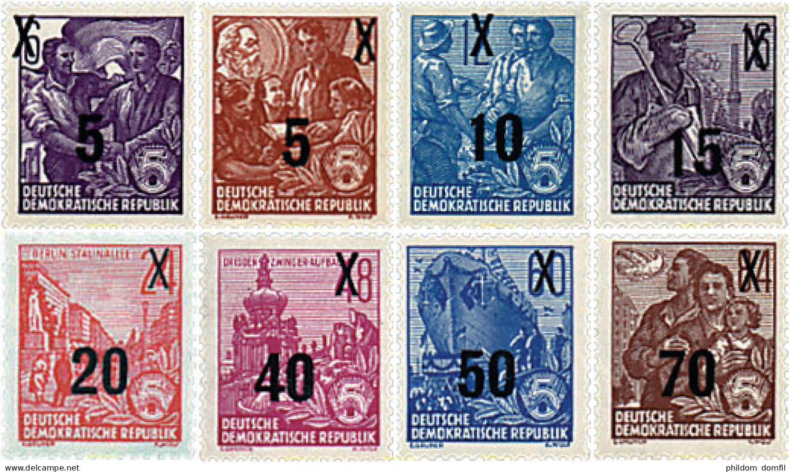 44249 MNH ALEMANIA DEMOCRATICA 1954 PLAN QUINQUENAL - Ungebraucht