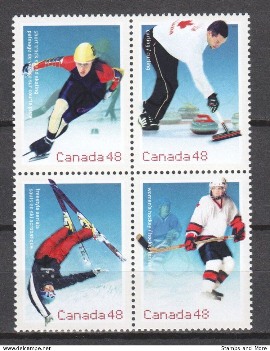 Canada 2002 Mi 2036-2039 MNH WINTER OLYMPICS SALT LAKE CITY - Hiver 2002: Salt Lake City