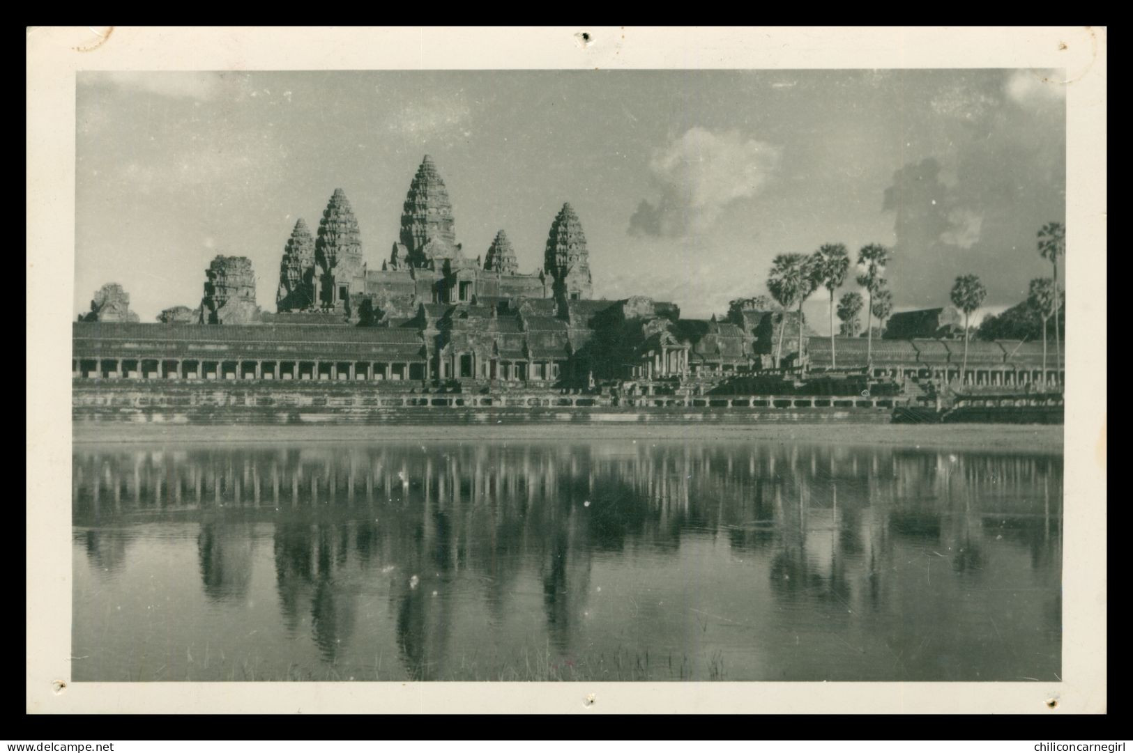 * Cp Photo - CAMBODGE - ANGKOR VAT - Ruines - Papier LUMIERE - 1953 - Cambodge