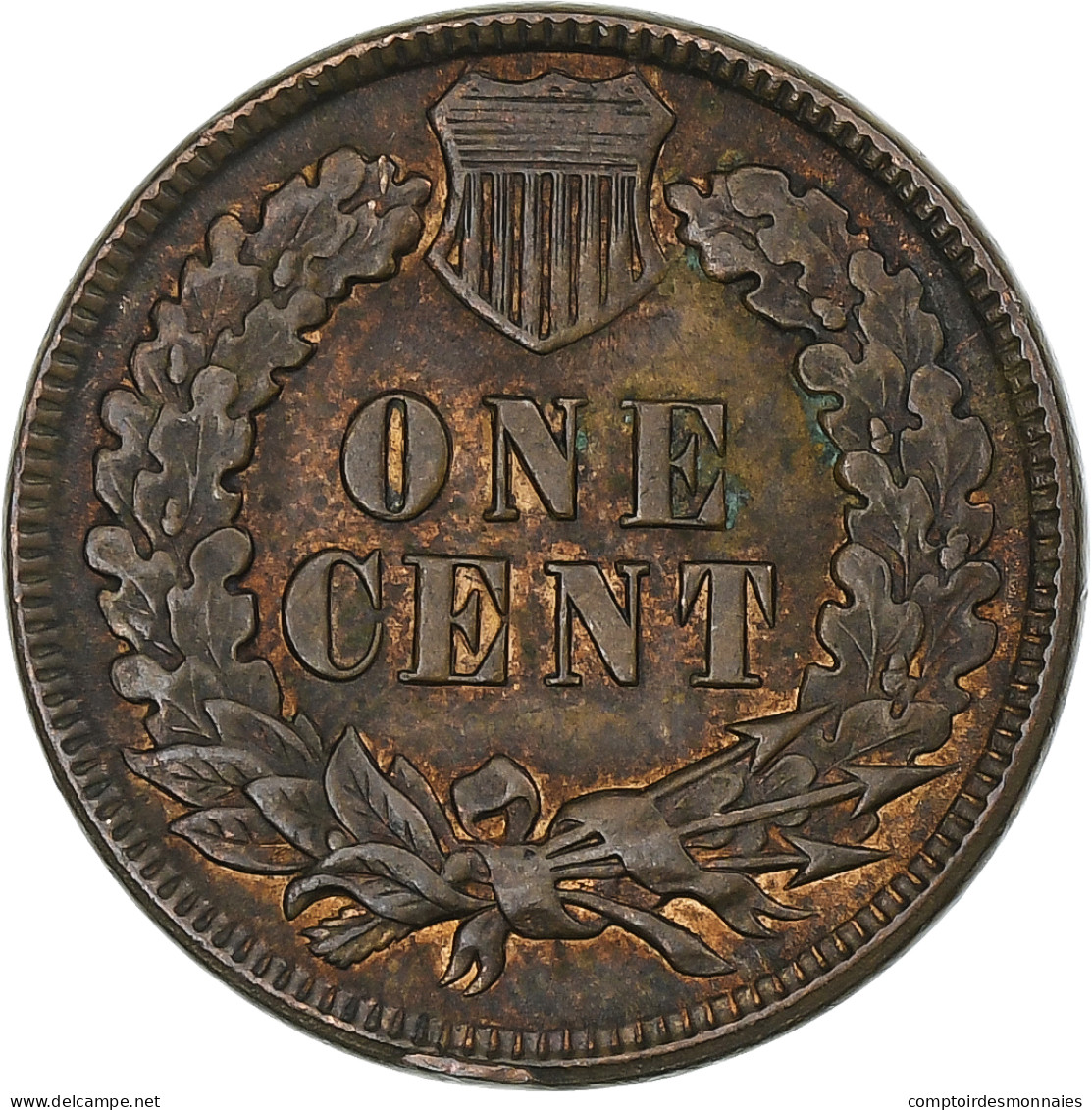 États-Unis, Indian Head, Cent, 1893, Philadelphie, TTB+, Bronze, KM:90a - 1859-1909: Indian Head