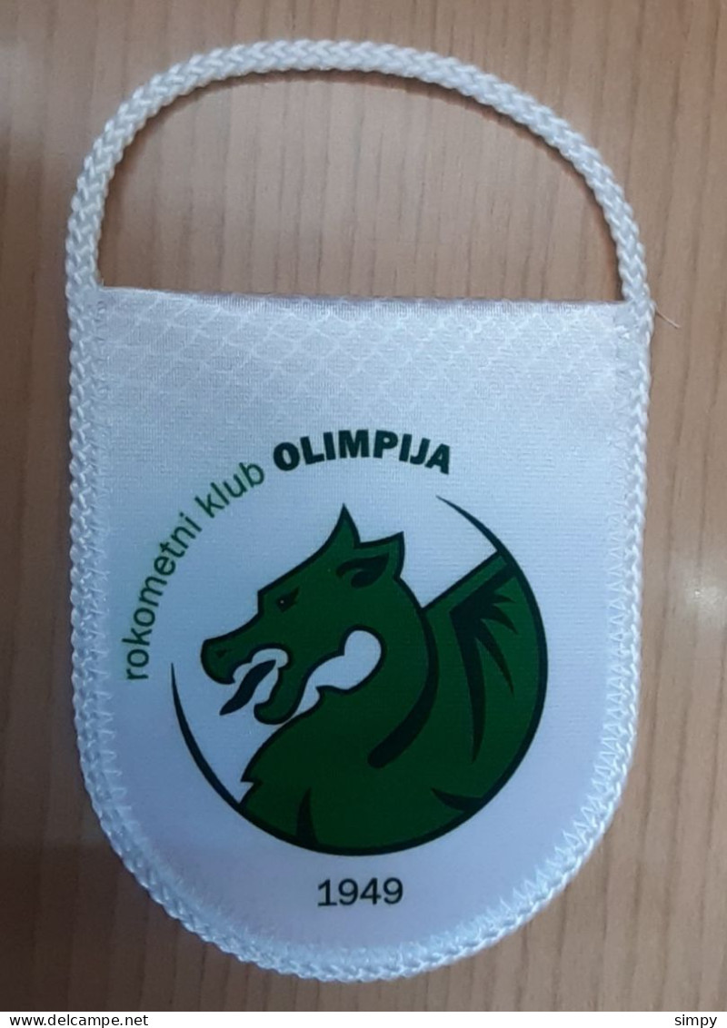 Pennant Handball Club RK OLIMPIJA Ljubljana 95x105mm Slovenia - Handball