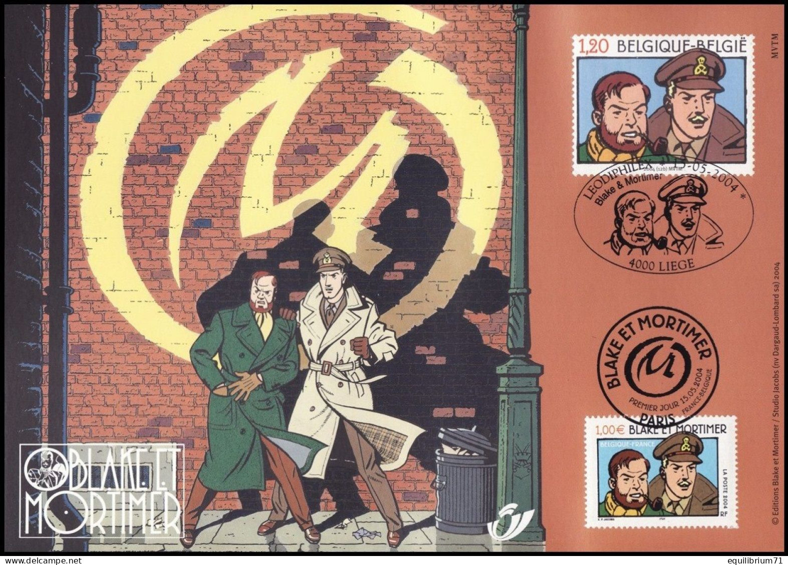 3283° CS/HK - Blake & Mortimer - Émission Commune Avec La France / Gemenzamelijke Uitgifte Met Frankrijk - Philastrips