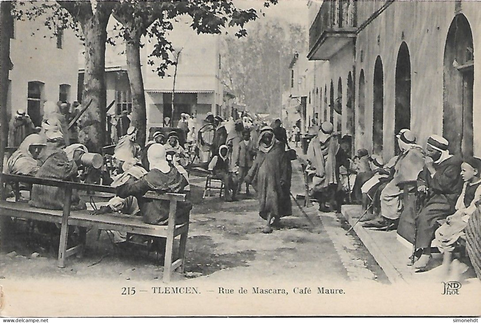 TLEMCEN - Rue De Mascara - Café Maure - Tlemcen