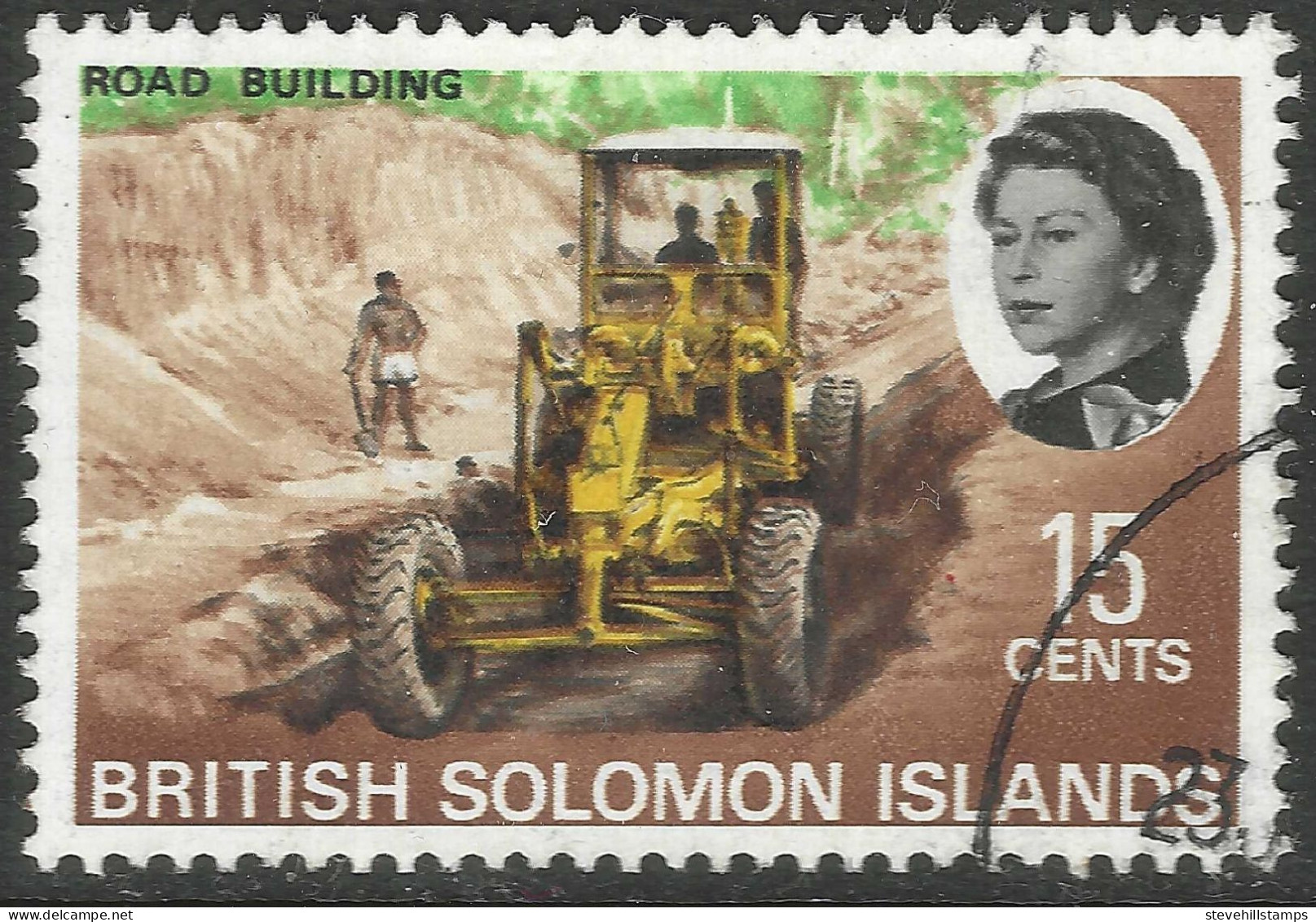 British Solomon Islands. 1968 QEII. 15c Used. SG 174 - Salomonseilanden (...-1978)