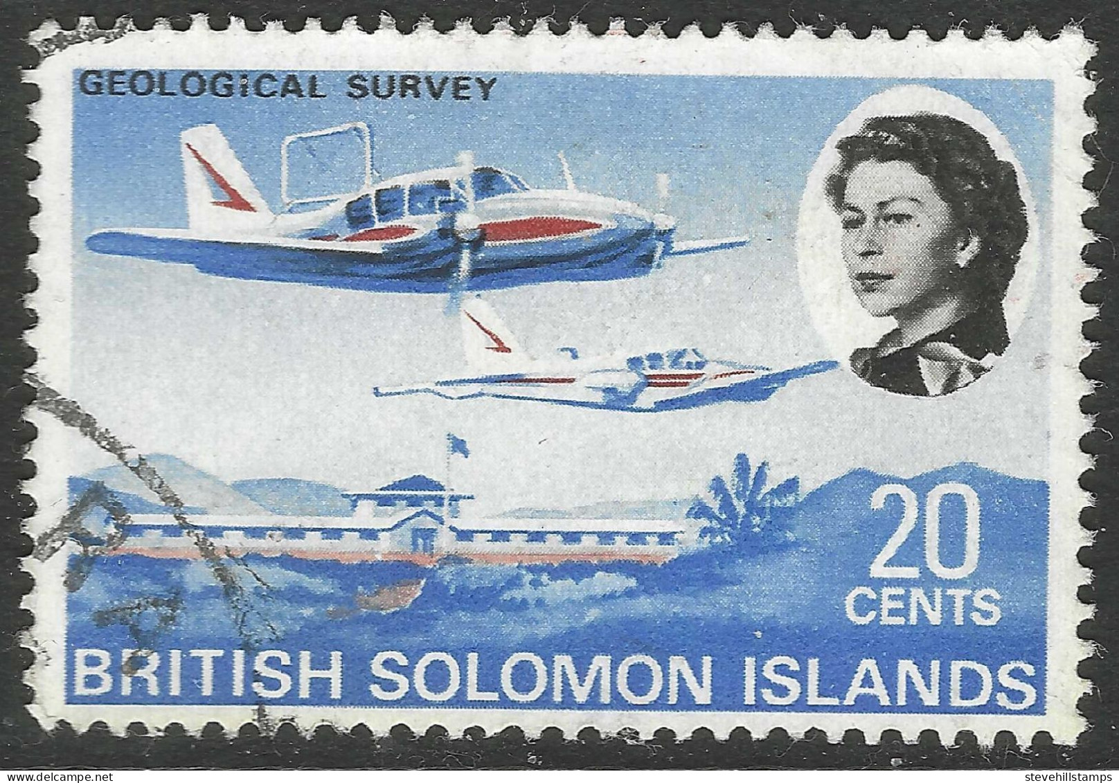 British Solomon Islands. 1968 QEII. 20c Used. SG 175 - Salomonseilanden (...-1978)