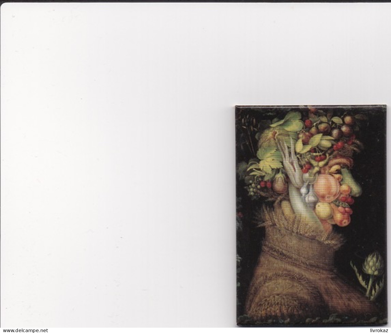 Magnet Giuseppe Arcimboldo L'été (détail) 1573 - 5,3 X 7,8 Cm Très Bon état - Magnete