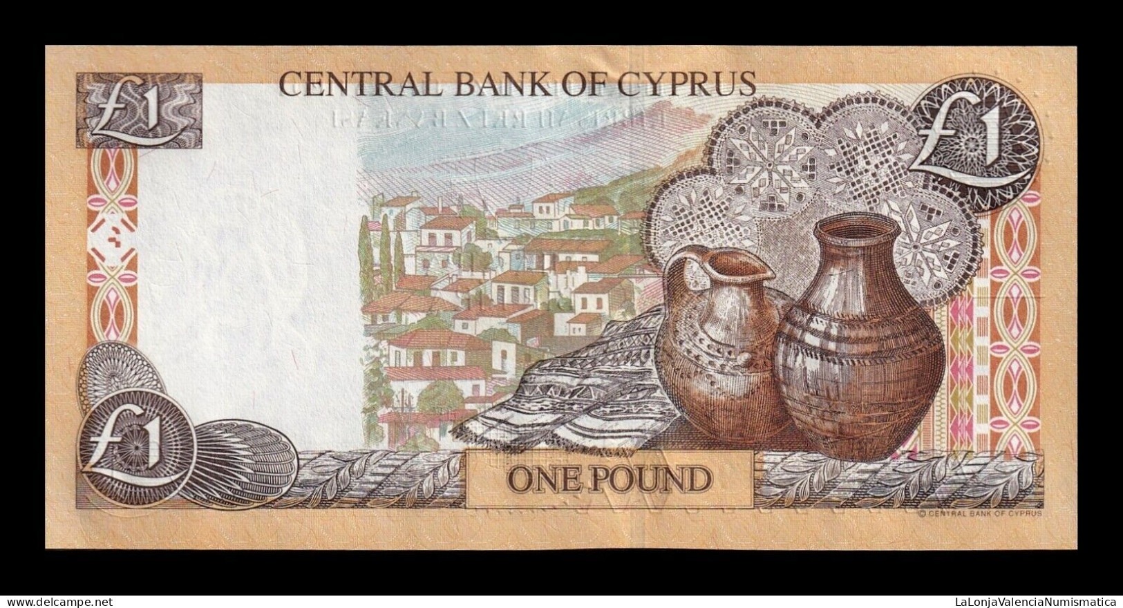 Chipre Cyprus Lot 10 Banknotes 1 Pound 2004 Pick 60d (2) Sc Unc - Chypre