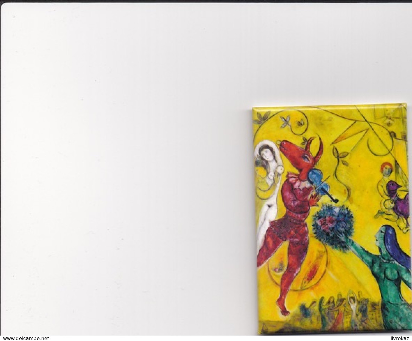 Magnet Marc Chagall La Danse (détail)- 5,5 X 8 Cm Très Bon état - Magnete