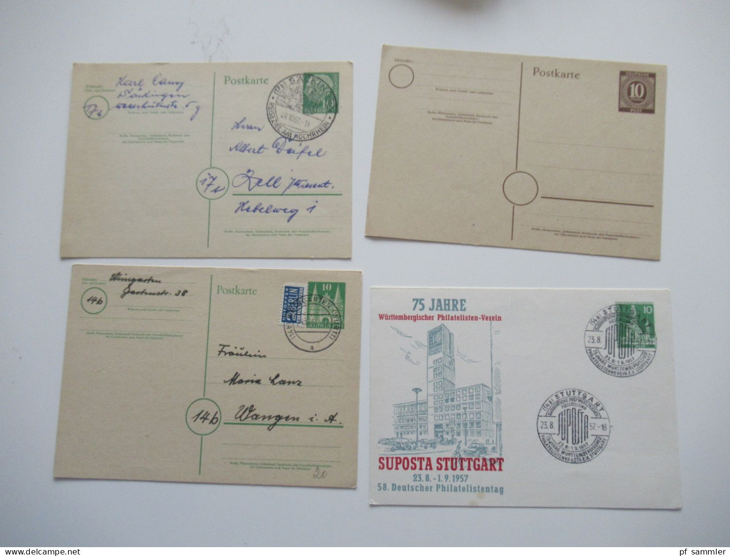 Deutsches Reich / All. Besetzung Und Etwas BRD Ganzsachen Posten Mit 100 Stk. Gebraucht / Ungebraucht / Stöberposten - Collections (without Album)