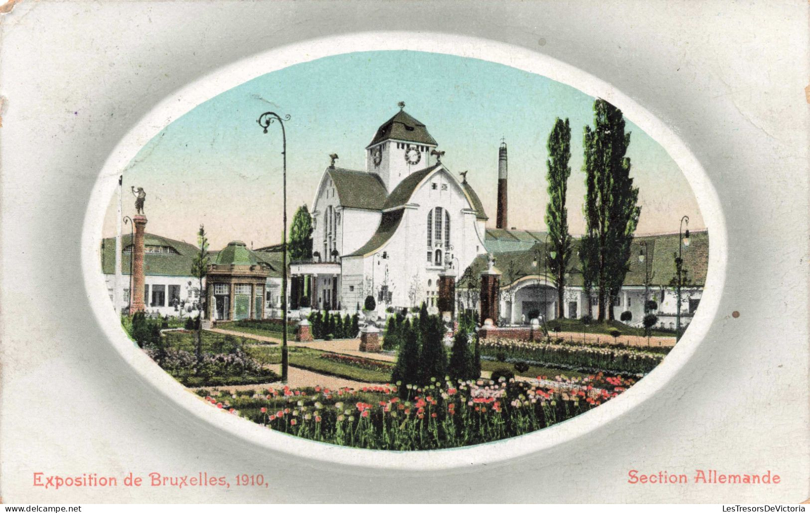 BELGIQUE - Exposition Universelle De Bruxelles 1910 - Section Allemande - Colorisé - Carte Postale Ancienne - Expositions Universelles