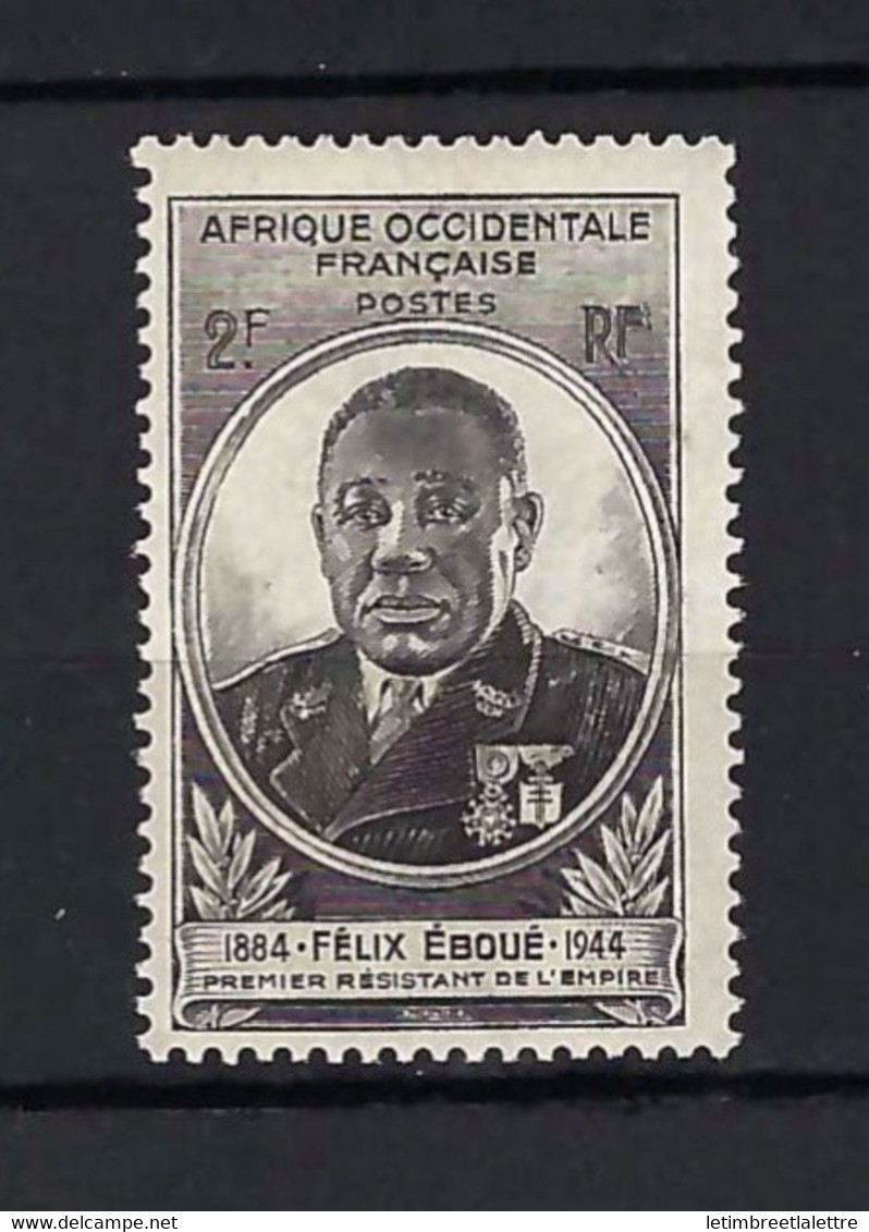 AOF - YT N° 2 ** - Neuf Sans Charnière - 1945 - Unused Stamps