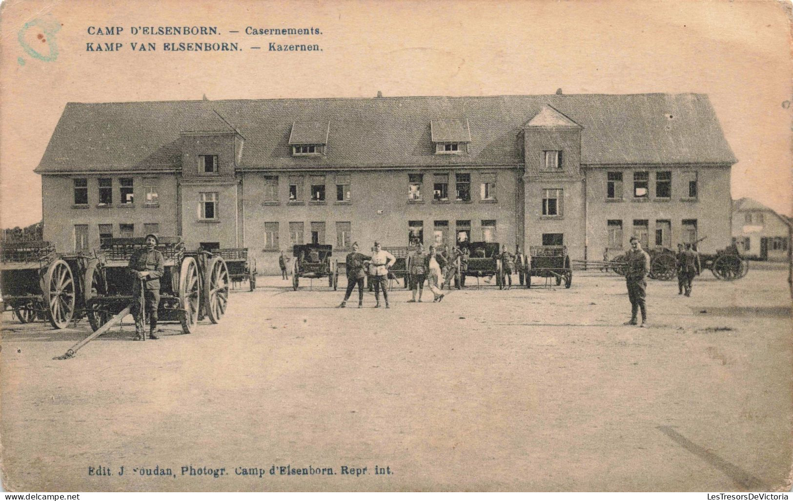 BELGIQUE - Butgenbach - Camp D'Elsenborn - Casernements - Carte Postale Ancienne - Bütgenbach