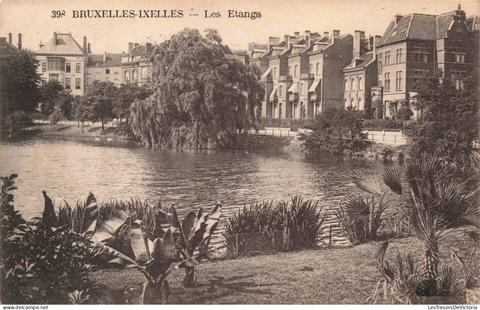 BELGIQUE - Bruxelles - Ixelles - Les Etangs - Carte Postale Ancienne - Ixelles - Elsene