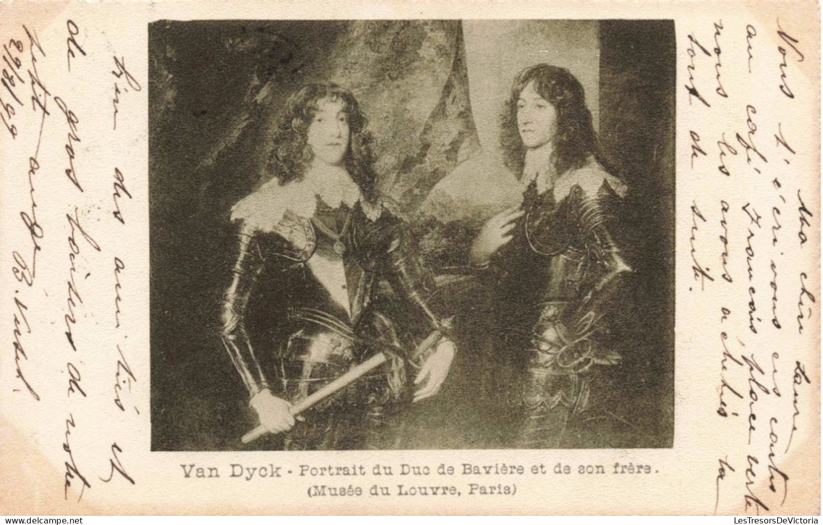 ARTS - Peintures Et Tableaux - Van Dyck - Portrait Du Duc De Bavière Et De Son Frère - Carte Postale Ancienne - Pittura & Quadri