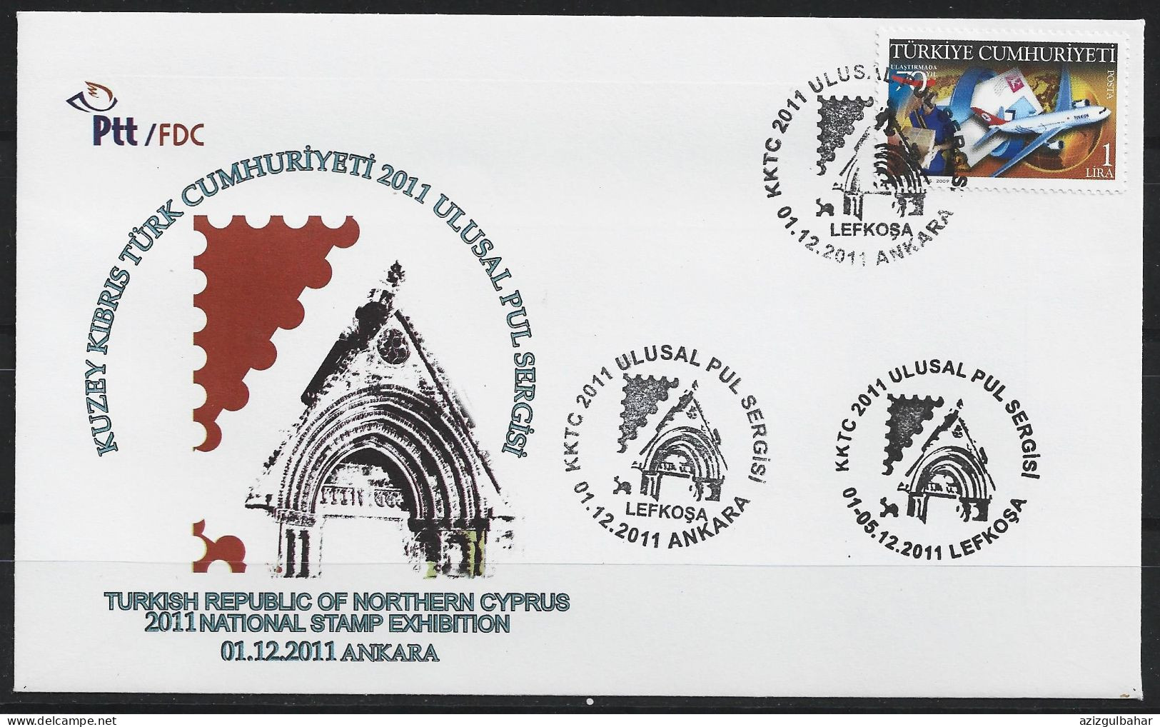 TURKEY -          2011 - TRNC - STAMP EXHIBITION - Lettres & Documents