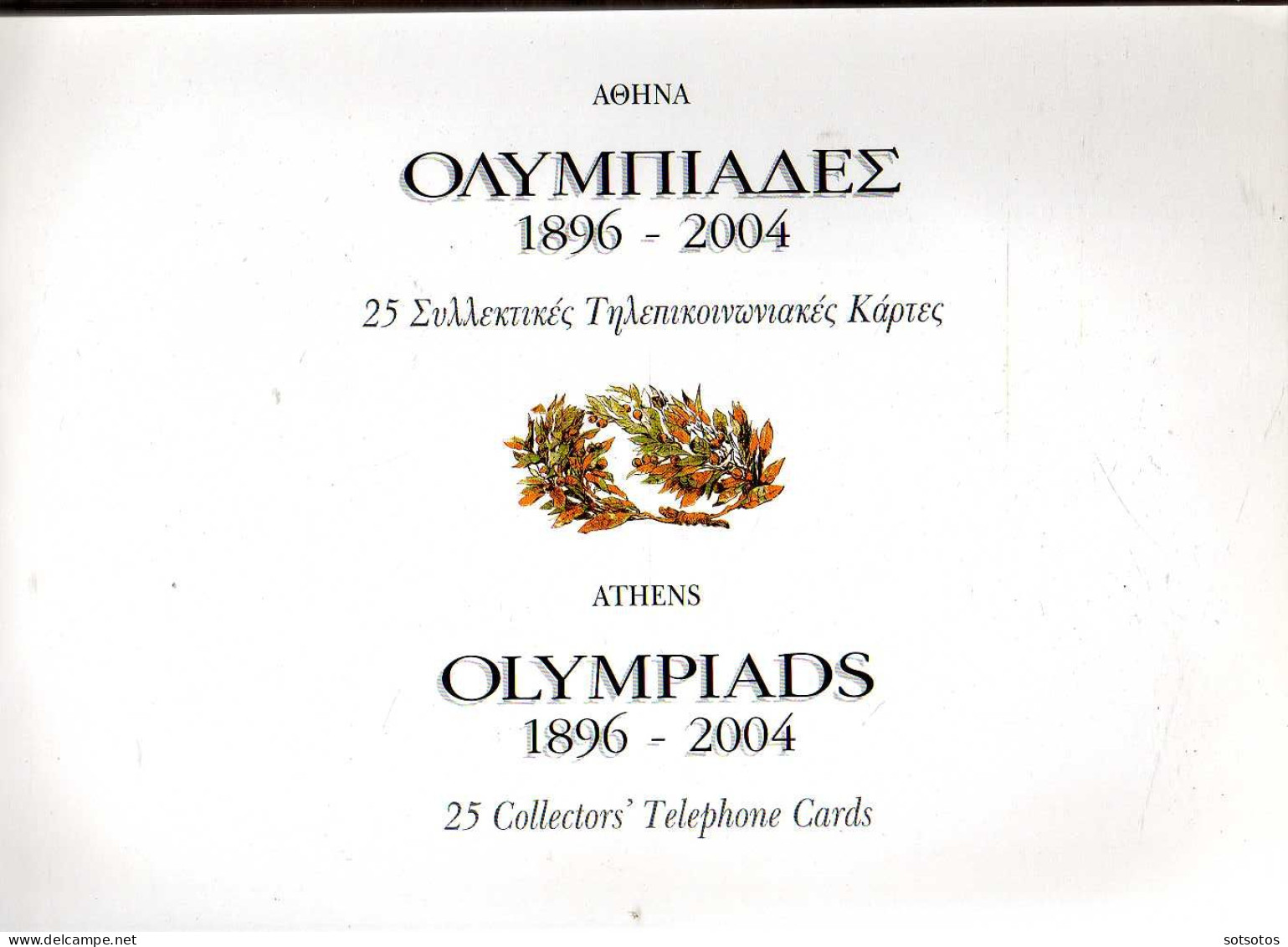 Athens Olympiads 1896-2004