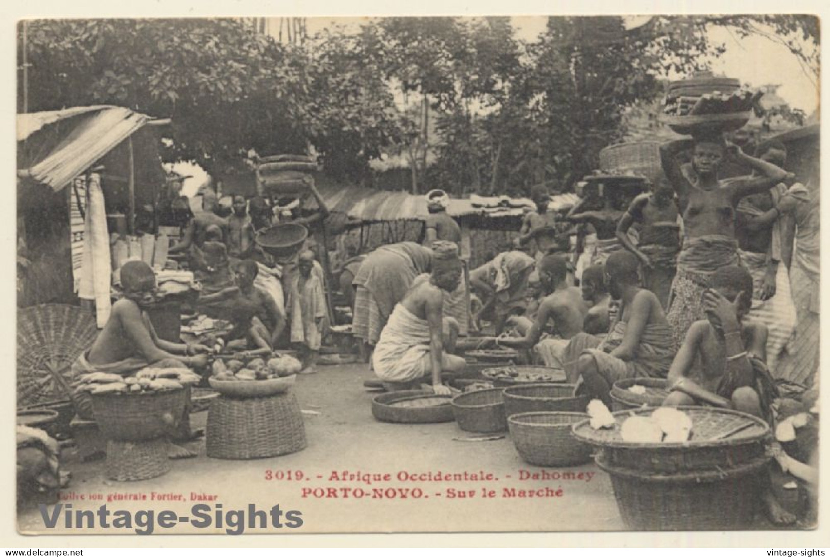 Dahomey / Benin: Porto Novo - Sur Le Marché (Vintage PC ~1910s) - Benin