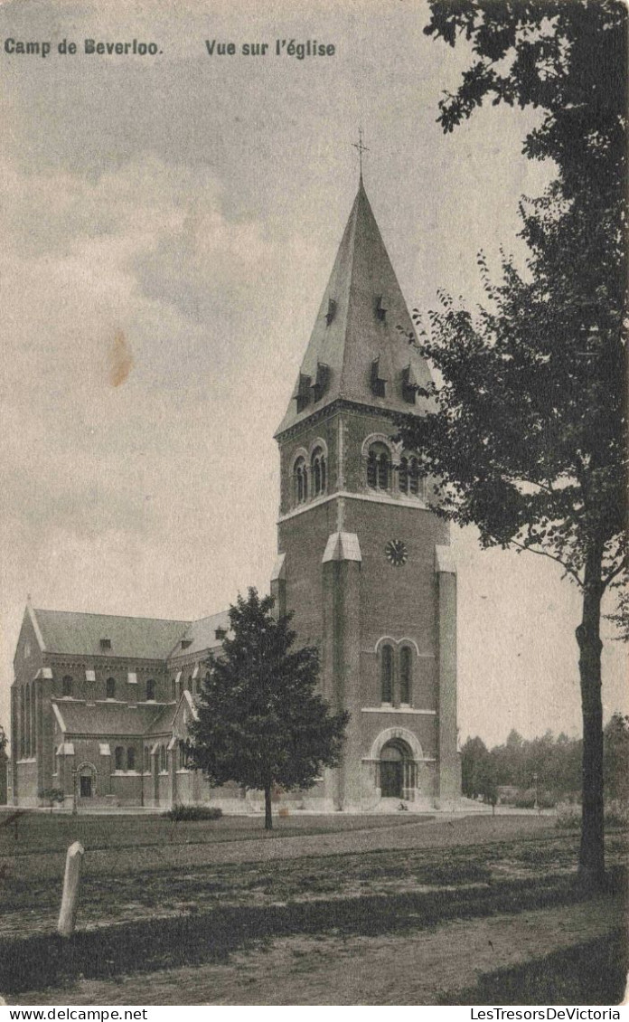 BELGIQUE - Limbourg - Camp De Beverloo - Vue Sur L'Eglise - Carte Postale Ancienne - Leopoldsburg (Camp De Beverloo)