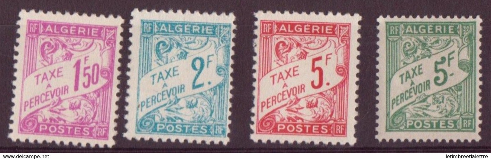 Algérie - Taxe - YT N° 29 à 32 ** - Neuf Sans Charnière - TB - 1945 / 1946 - Portomarken