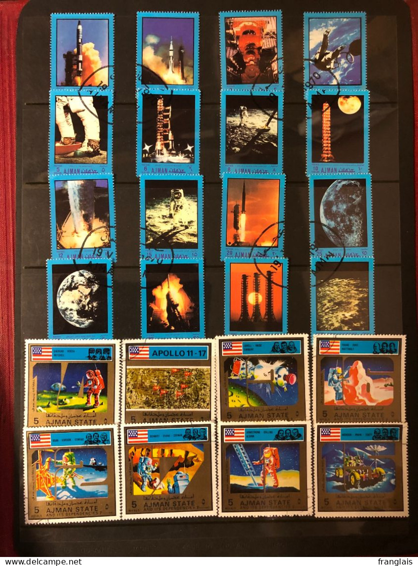 AJMAN STATE: Wonderful Complete FU Sets Of SPACE Stamps. Compare My Price! - Colecciones