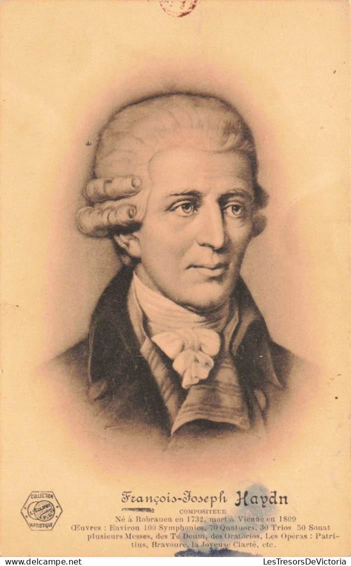 ARTS - Peintures Et Tableaux - François Joseph - Haydn - Carte Postale Ancienne - Peintures & Tableaux