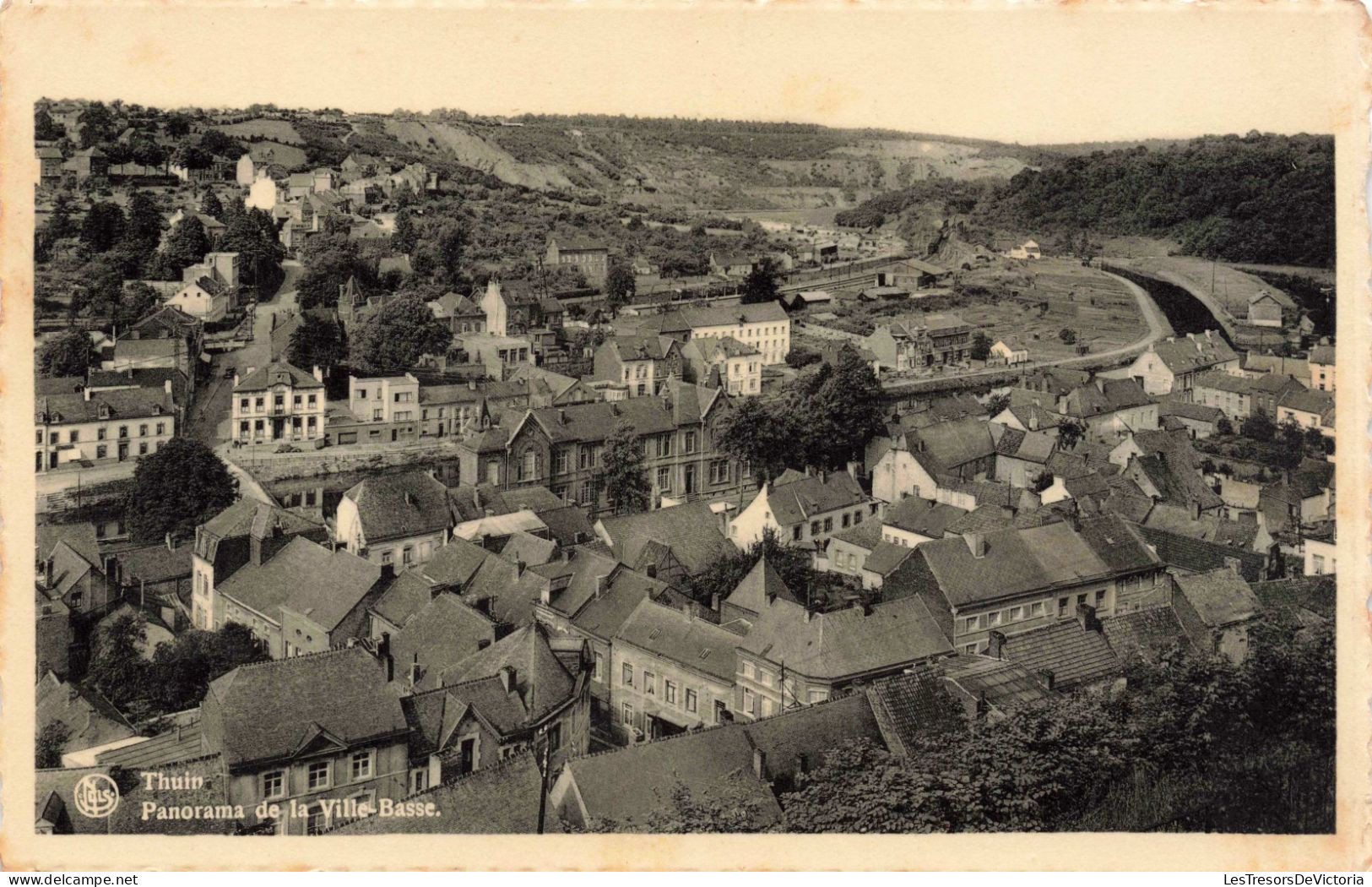 BELGIQUE - Thuin - Panorama De La Ville Basse - Carte Postale Ancienne - Thuin