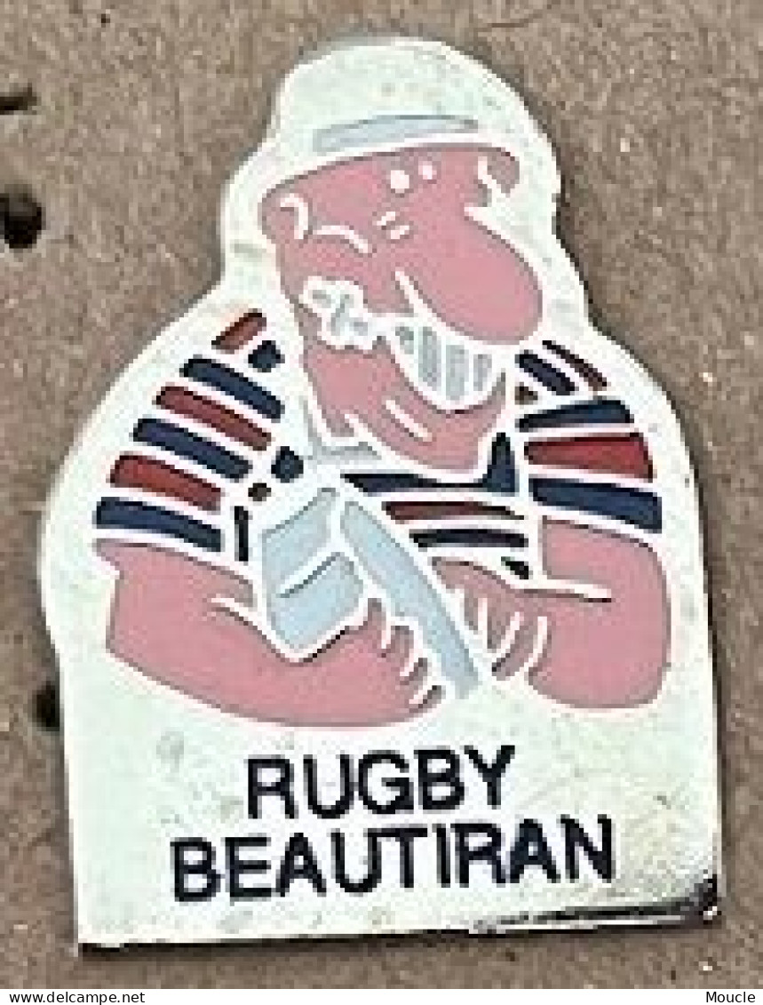 RUGBY BEAUTIRAN - JOUEUR - BALLON - OVALIE   -     (ROSE) - Rugby