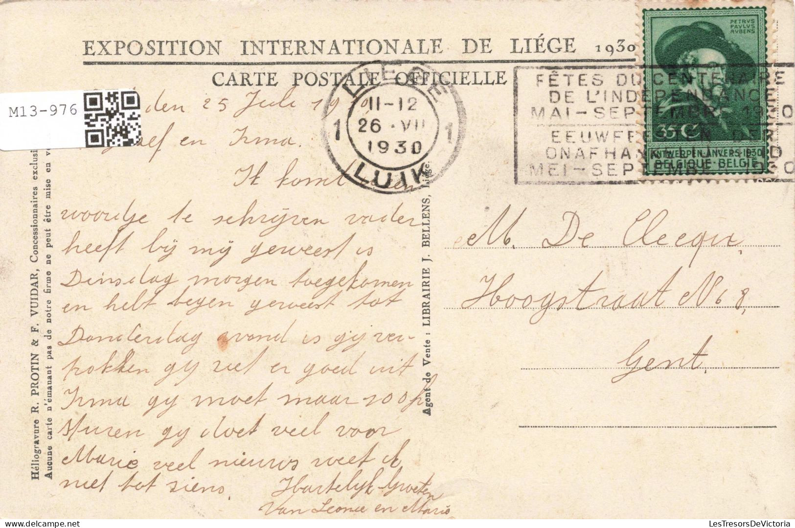 BELGIQUE - Liège - Exposition De Liège - Pavillon Du Sucre - Carte Postale Ancienne - Lüttich