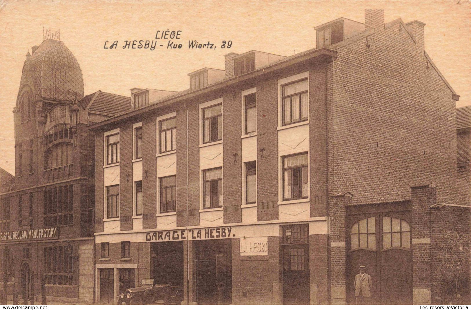 BELGIQUE - Liège - La Hesby - Kue Wiertz, 39 - Garage - Carte Postale Ancienne - Liege