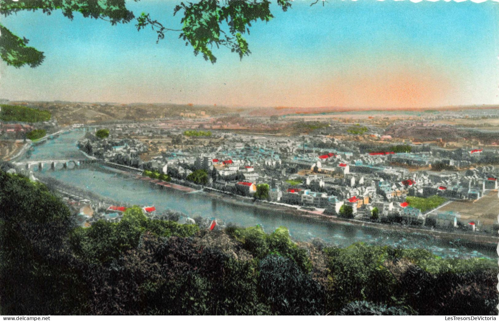 BELGIQUE - Namur - Citadelle - Panorama Vers Jambes - Colorisé - Carte Postale Ancienne - Namur